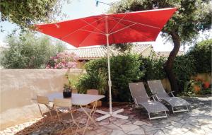 Appartements Awesome apartment in Pignan with 1 Bedrooms and Internet : photos des chambres