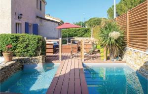 Maisons de vacances Amazing Home In St Paul Trois Chteaux With Wifi, Private Swimming Pool And Outdoor Swimming Pool : photos des chambres