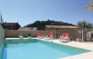 Maisons de vacances Awesome home in Saint Thome with 5 Bedrooms, WiFi and Outdoor swimming pool : photos des chambres