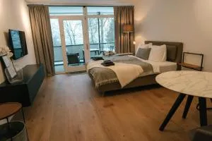 Möhneblick mit Seeblick, Balkon, Küchenzeile, Parkplatz, Sauna - Ruhige Lage - 阿恩斯贝格