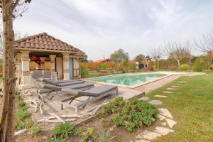 Maisons de vacances Villa 230 M2 With Garden Lac De Leon And Ocean : photos des chambres