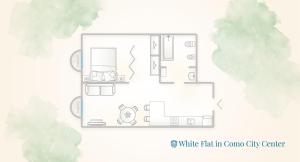 White Flat in Como City Center by RentComo