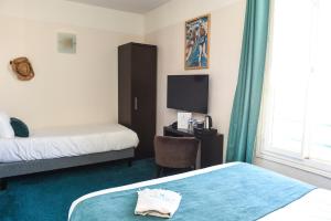 Hotels The Originals Boutique Hotel La Villa Ouest & Spa : Chambre Triple