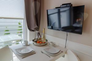 HolidayHomePL SLAVIA NEW S7 z antresolą i balkonem przy plaży