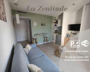 Appartements La Zenitude, proche de la gare, ambiance zen, residence La Closeraie : photos des chambres