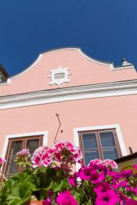 unser rosa Haus für Sie