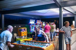 Maisons de vacances Maison avec piscine chauffee de Paques a la toussaint TAMARIS acces animation & parc aquatique DE juin a fin septembre : photos des chambres