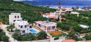 Villa Diktina with private pool sea view
