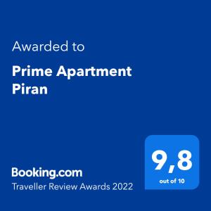 Prime Apartment Piran 