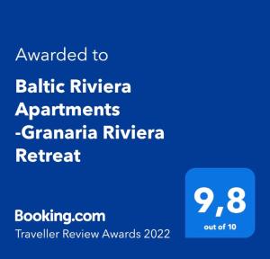 Baltic Riviera Apartments Granaria Riviera Retreat