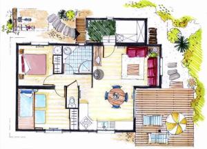 8 Chalets - Les Lodges du Herisson - a 1500m des cascades : photos des chambres