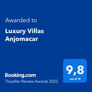 Luxury Villas Anjomacar
