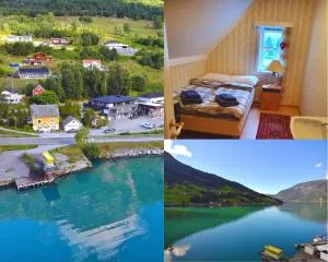 Sjarmerende feriehus i Olden rett ved fjorden - 卢恩