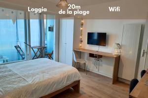 Appartements Le levant - avec loggia - a 20m de la plage : photos des chambres