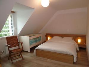 Maisons de vacances Holiday Home in Doelan with Sea View : photos des chambres