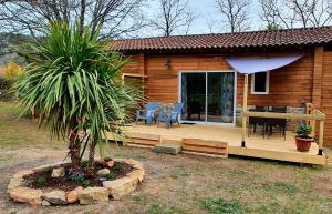 Maisons de vacances L'ANNEXE de L'IBIE BLEUE : Maison 2 Chambres