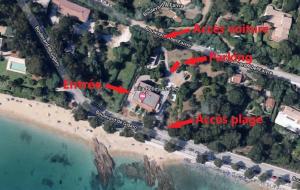 Beau 3 pièces plage de Gigaro, WIFI