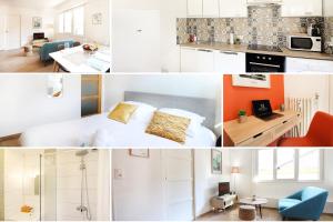 Appartements HOMEY LEAVES- NEW / Centre-ville / Proche gare et tramway pour Geneve : photos des chambres