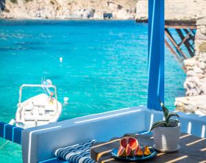 Aquanis Anchored, sea front house, Firopotamos