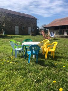 Maisons de vacances Gite a la ferme chaleureux avec cheminee : photos des chambres