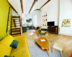 Appartements Vaste loft plein de charme au coeur de Marseille : photos des chambres