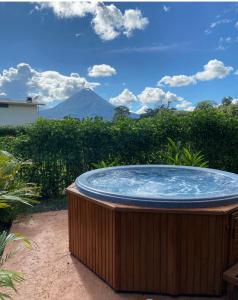 La fortuna cabañas Kwepal vista al volcan Arenal