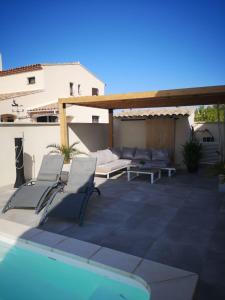 Maisons de vacances Appartement au dessus de la maison du Saunier : photos des chambres