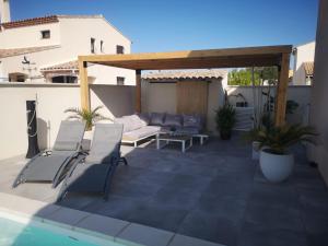 Maisons de vacances Appartement au dessus de la maison du Saunier : photos des chambres