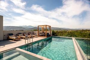 Soleado Villa Chania rooftop heated pool