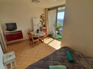 La vue du château - tout confort - Saint-Martin-de-Brômes