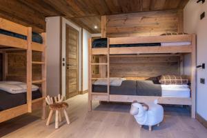 Chalets Le refuge des Sens Chalet Harmonie : photos des chambres