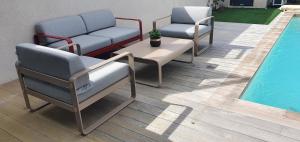 Villa Nananthée T5 de luxe,4-8 pers, piscine privée chauffée