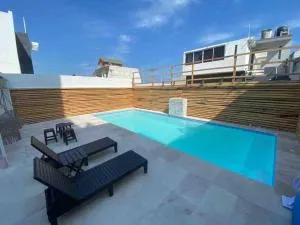 8pers -6camas AC -Alberca-Playa 3min Playas Vicente fox - Conchal