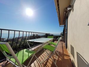 Villas Superbe Villa, incroyable vue mer, avec piscine privative a Solenzara : photos des chambres