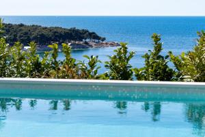 Seaview Villa Dolac with heated pool, a Hot tub, Finnish sauna and Billiards