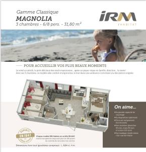 Campings Saint tropez-Gassin Bungalow LUXE 6 personnes : Mobile Home