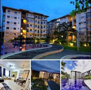 Amaia Steps Nuvali fully furnished unit with swimming pool view near Carmelray Pitland - Majabang Pulo