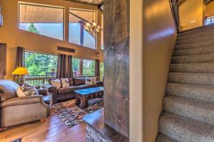 Quiet Ruidoso Cabin with Deck and Private Hot Tub