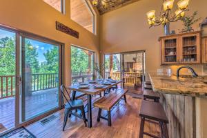 Quiet Ruidoso Cabin with Deck and Private Hot Tub