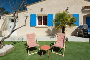 Villas Villa de charme avec piscine chauffee & cigales : photos des chambres