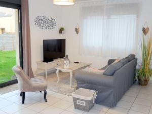 Maisons de vacances Beachfront holiday home, Guisseny : photos des chambres