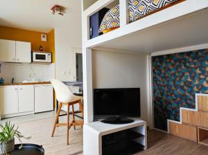 Appartements Le 2neuf - Magnifique T1bis - Grande terrasse : photos des chambres