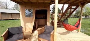Tente Cabane du Camping Hautoreille - Corgirnon