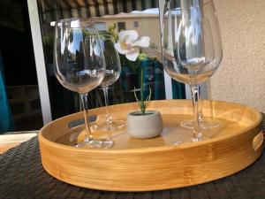 Appartements Appartement avec jardin : photos des chambres