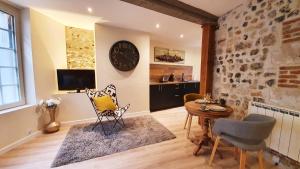 Nid du puits : charmant studio centre Honfleur