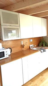 Mini casa con jardín