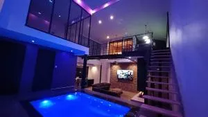 loft d architecte spa sauna billard 12 places ultra contemporain - 路易维尔