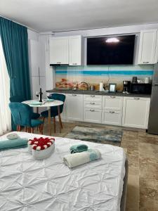 Bakuba - Studio pe plaja cu vedere la mare & loc parcare gratis