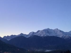Appartement vu sur mont blanc