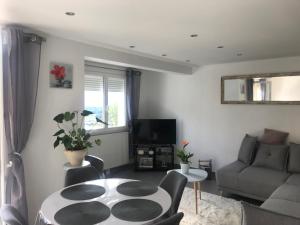 Appartement vu sur mont blanc